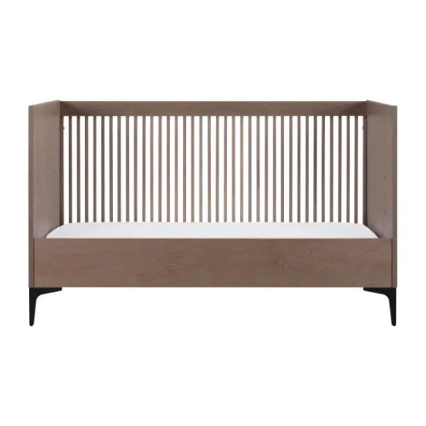 Kidsmill Levi Babykamer Incl. Rechte Potenset Walnoot | Ledikant 60 x 120 cm + Commode Discount
