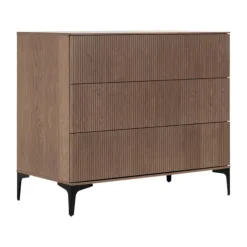 Kidsmill Levi Babykamer Incl. Rechte Potenset Walnoot | Ledikant 60 x 120 cm + Commode Discount