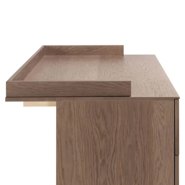 Kidsmill Levi Babykamer Incl. Rechte Potenset Walnoot | Ledikant 60 x 120 cm + Commode Discount