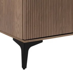 Kidsmill Levi Babykamer Incl. Rechte Potenset Walnoot | Ledikant 60 x 120 cm + Commode Discount