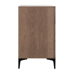 Kidsmill Levi Babykamer Incl. Rechte Potenset Walnoot | Ledikant 60 x 120 cm + Commode Discount