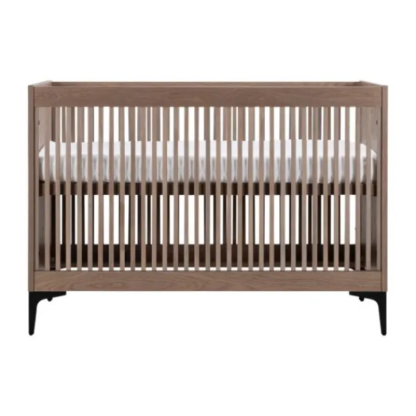 Kidsmill Levi Babykamer Incl. Rechte Potenset Walnoot | Ledikant 60 x 120 cm + Commode Discount