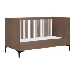 Kidsmill Levi Babykamer Incl. Rechte Potenset Walnoot | Ledikant 60 x 120 cm + Commode Discount