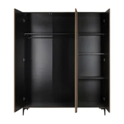 Kidsmill Levi Babykamer Incl. Rechte Potenset Walnoot | Ledikant 60 x 120 cm + Commode Discount