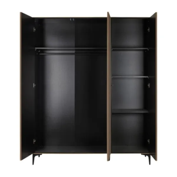 Kidsmill Levi Babykamer Incl. Rechte Potenset Walnoot | Ledikant 60 x 120 cm + Commode Discount