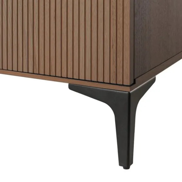 Kidsmill Levi Babykamer Incl. Rechte Potenset Walnoot | Ledikant 60 x 120 cm + Commode Discount