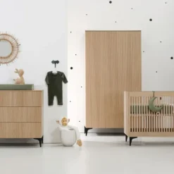 Kidsmill Levi Ledikant 60 x 120 cm - Incl. Rechte Poot - Naturel Eiken Sale
