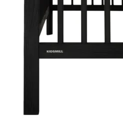 Kidsmill Pure Wood Ledikant Zwart Geborsteld 60 x 120 Cm Outlet