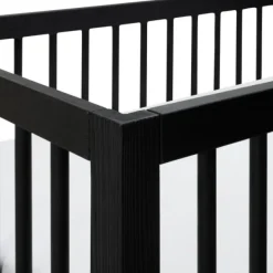 Kidsmill Pure Wood Ledikant Zwart Geborsteld 60 x 120 Cm Outlet