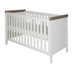 Kidsmill Savigno Babybed 70 x 140 cm Grijs Met Kruis New