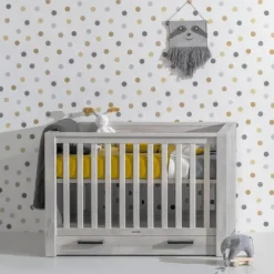 Kidsmill Sem Nautic Babykamer Grijs | Bed 60 x 120 cm + Commode Sale