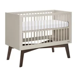 Kidsmill Sixties Babybed Oatmeal / Walnoot 60 x 120 cm New