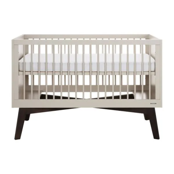 Kidsmill Sixties Babybed Oatmeal / Walnoot 70 x 140 cm Clearance