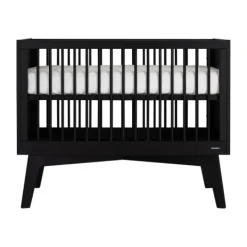 Kidsmill Sixties Babybed Zwart Mat 60 x 120 cm Hot
