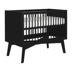 Kidsmill Sixties Babybed Zwart Mat 60 x 120 cm Hot