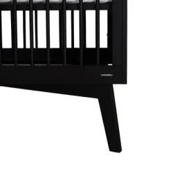 Kidsmill Sixties Babybed Zwart Mat 60 x 120 cm Hot