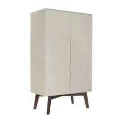 Kidsmill Sixties Babykamer Oatmeal / Walnoot | Bed 60 x 120 cm + Commode Sale