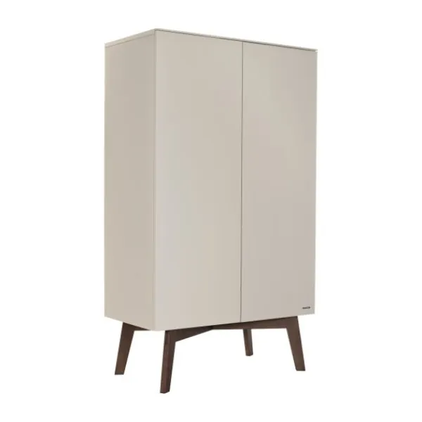 Kidsmill Sixties Babykamer Oatmeal / Walnoot | Bed 60 x 120 cm + Commode Sale