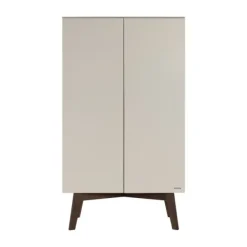 Kidsmill Sixties Babykamer Oatmeal / Walnoot | Bed 60 x 120 cm + Commode Sale