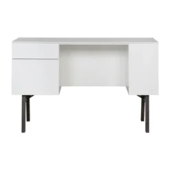 Kidsmill Sixties Bureau Wit Mat / Walnoot