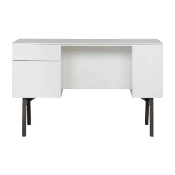 Kidsmill Sixties Bureau Wit Mat / Walnoot