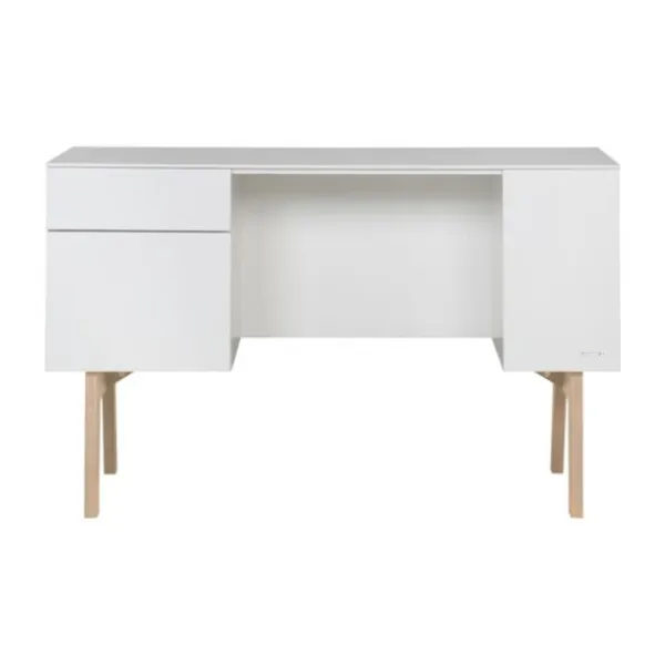 Kidsmill Sixties Bureau Wit Mat / Naturel Best