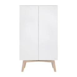 Kidsmill Sixties Kinderkamer Wit Mat / Naturel | Bed 90 x 200 + Bureau + Kast 2-Deurs New