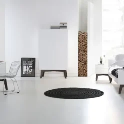 Kidsmill Sixties Kinderkamer Wit Mat / Walnoot | Bed 90 x 200 cm + Kast 2-Deurs Outlet