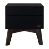 Kidsmill Sixties Nachtkastje Zwart Mat / Walnoot Hot