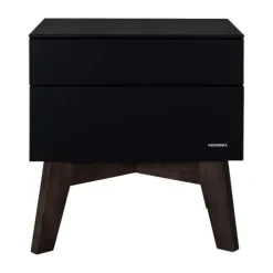 Kidsmill Sixties Nachtkastje Zwart Mat / Walnoot Hot
