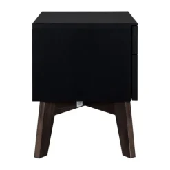 Kidsmill Sixties Nachtkastje Zwart Mat / Walnoot Hot