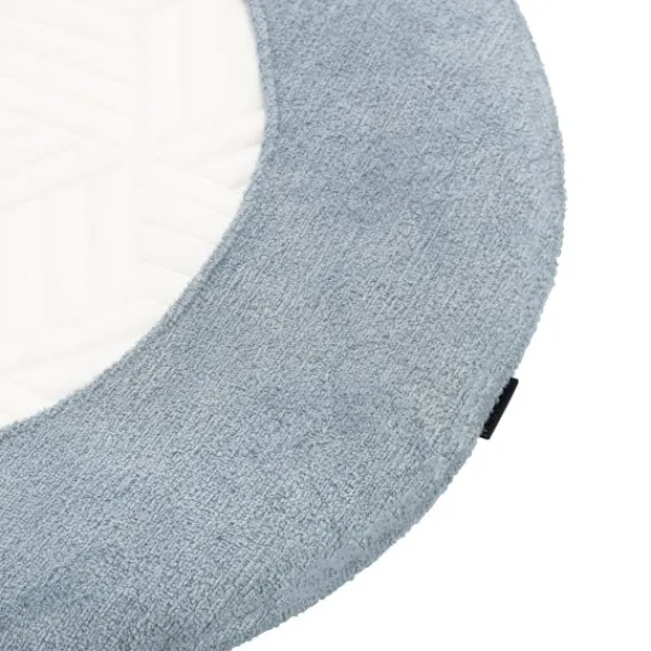Kidsmill Soft Elegance II Boxmatras Hoes Rond Ø 90 cm - Iceblue New