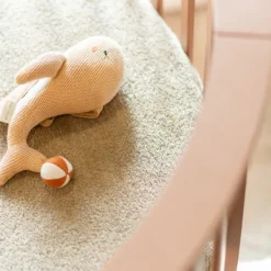 Kidsmill Soft Elegance II Boxmatras Hoes Rond Ø 90 cm - Iceblue New