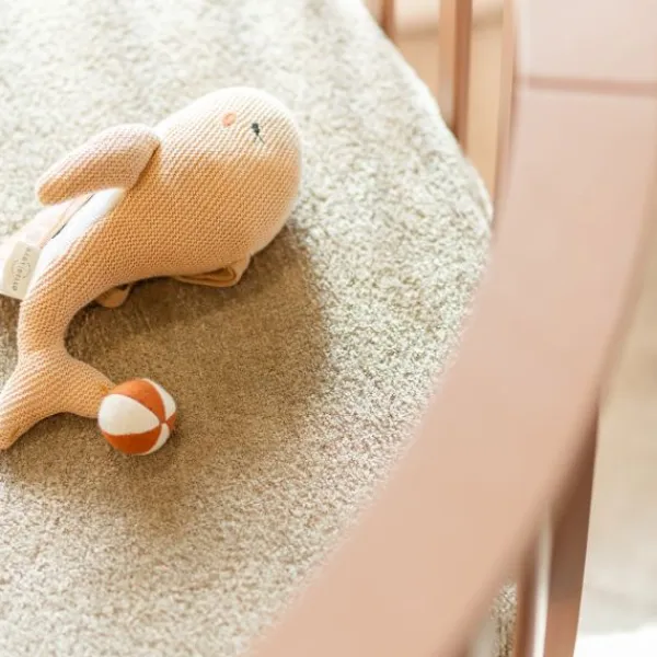 Kidsmill Soft Elegance II Boxmatras Hoes Rond Ø 90 cm - Iceblue New