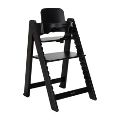 Kidsmill Up! Kinderstoel incl. Kunststof Babyset - Mat Zwart Hot