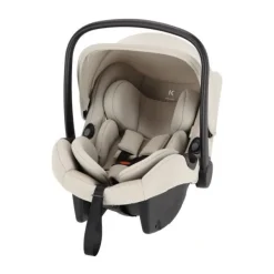 Kidsriver Autostoel - Curve - Clay - 40-87 cm | Kidsriver Isofix Base - Curve Zwart