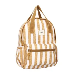 Kidzroom Lille Stripe Frenzy Rugzak - Brown Best