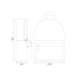 Kidzroom Rugzak - Paris Sweet Cuddles - Sand New