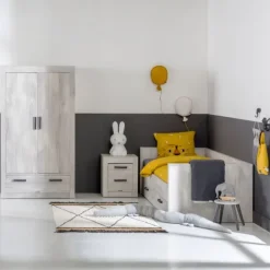 Kinderkamer Sem Nautic Grijs - Bedbank - Bureau Best