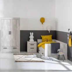 Kinderkamer Sem Nautic Grijs - Bedbank - Bureau Best