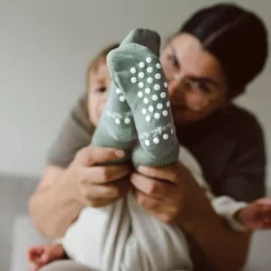 KipKep Anti-slip Blijf-Sokken - 18-24 Maanden - Grey Clearance