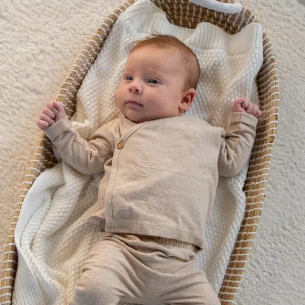 Klein Baby Broekje - Mt. 50 - Beige Melange Best