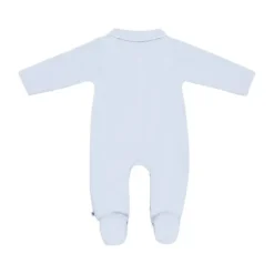 Klein Baby Jumpsuit Met Voetjes - Maat 50 - Baby Blue Outlet