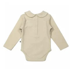 Klein Baby Oxford Tan Romper Lange Mouw - Mt. 50 - Beige Online