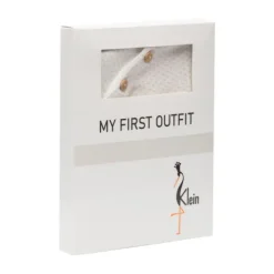 Klein Baby Pakje – Knitted - Mt 50 – Natural White