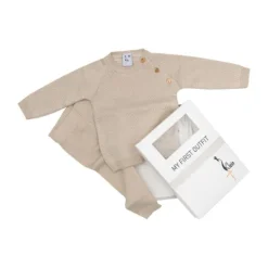 Klein Baby Pakje – Knitted - Mt 50 – Beige Sand Online