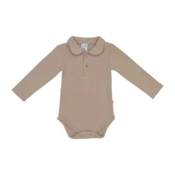 Klein Baby Polo Romper Rib - maat 50 - Filipe Beige Sale