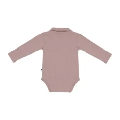Klein Baby Polo Romper Rib - maat 50 - Fawn Best