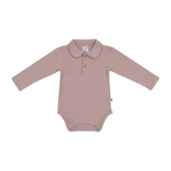Klein Baby Polo Romper Rib - maat 50 - Fawn Best