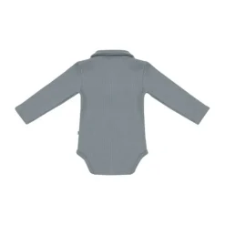 Klein Baby Polo Romper Rib - maat 50 - Stone Green